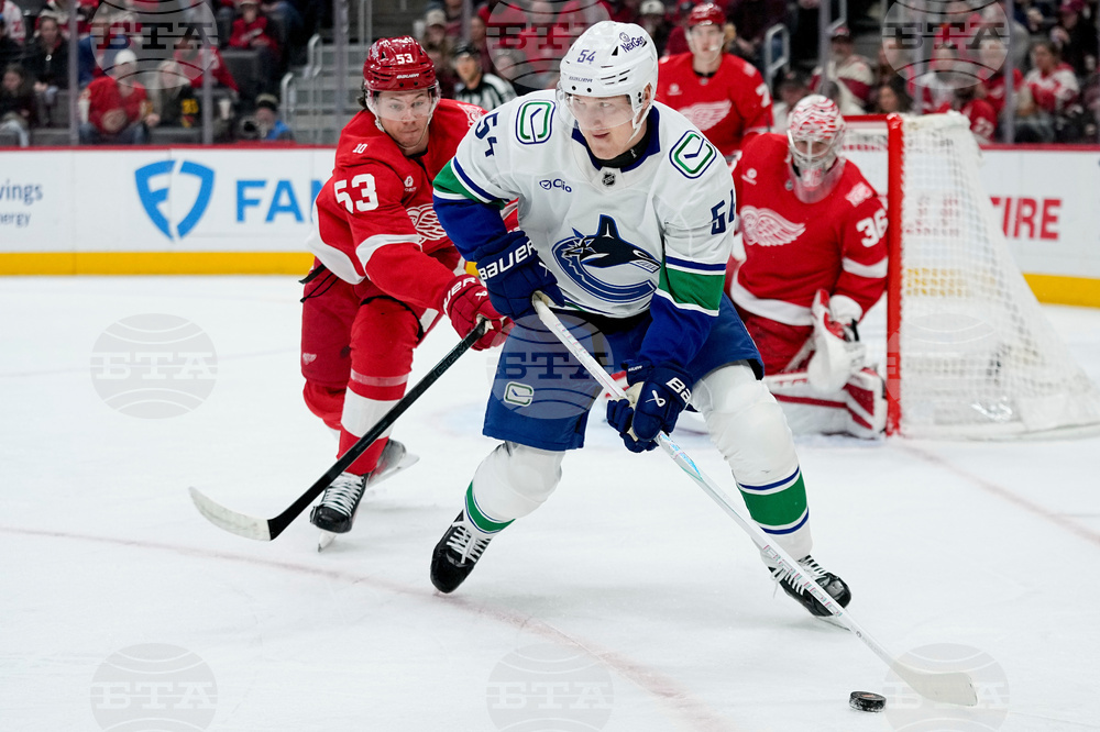 Canucks Red Wings Hockey