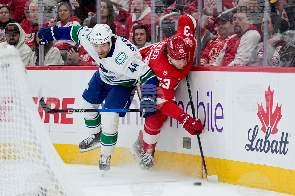 Canucks Red Wings Hockey