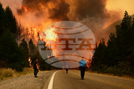 APTOPIX Argentina Wildfires