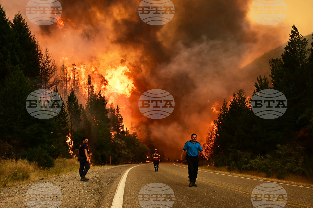 APTOPIX Argentina Wildfires