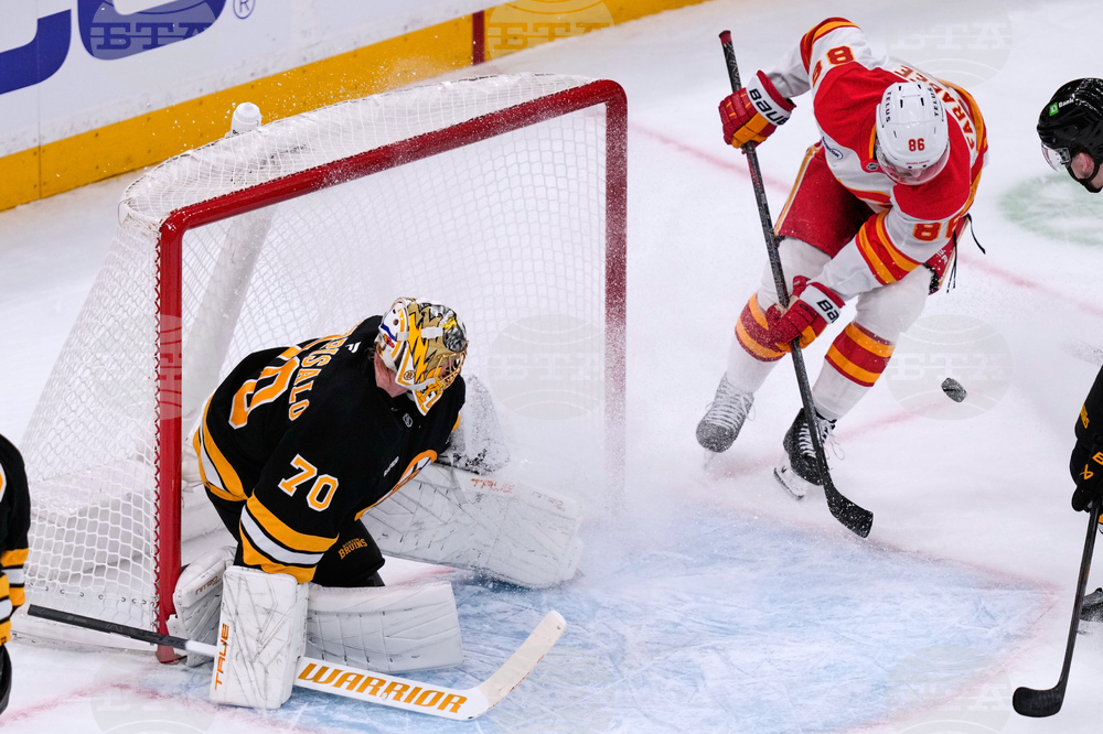 Flames Bruins Hockey