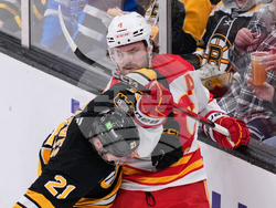 Flames Bruins Hockey