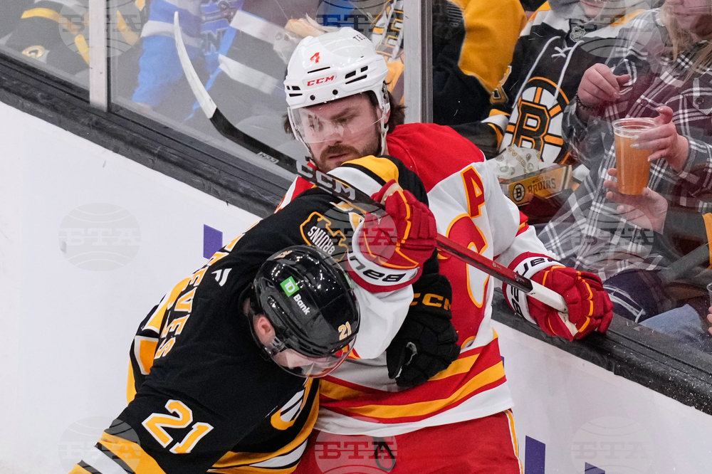 Flames Bruins Hockey