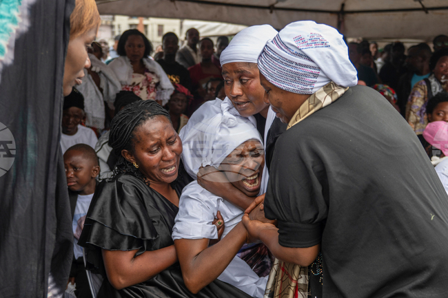 APTOPIX Congo Funeral