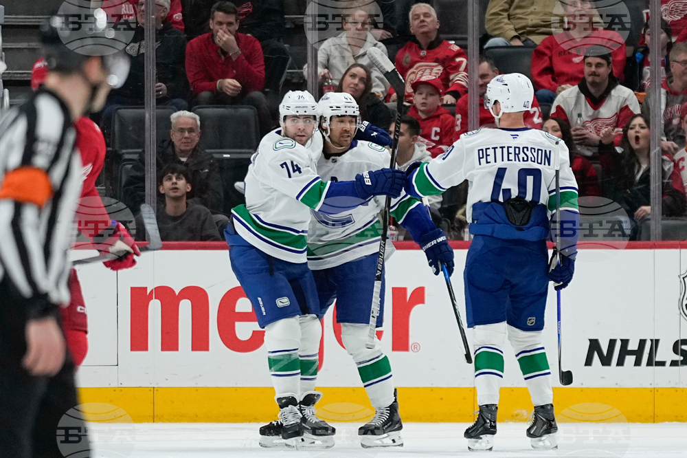 Canucks Red Wings Hockey