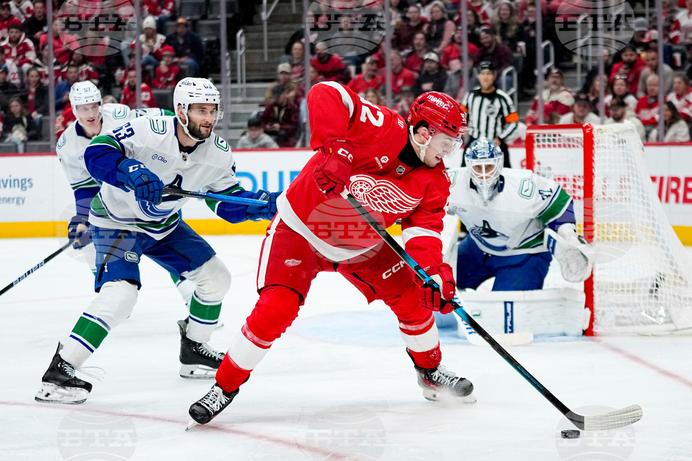 Canucks Red Wings Hockey