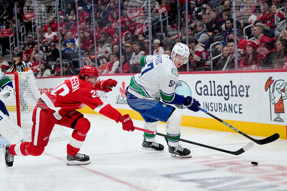 Canucks Red Wings Hockey