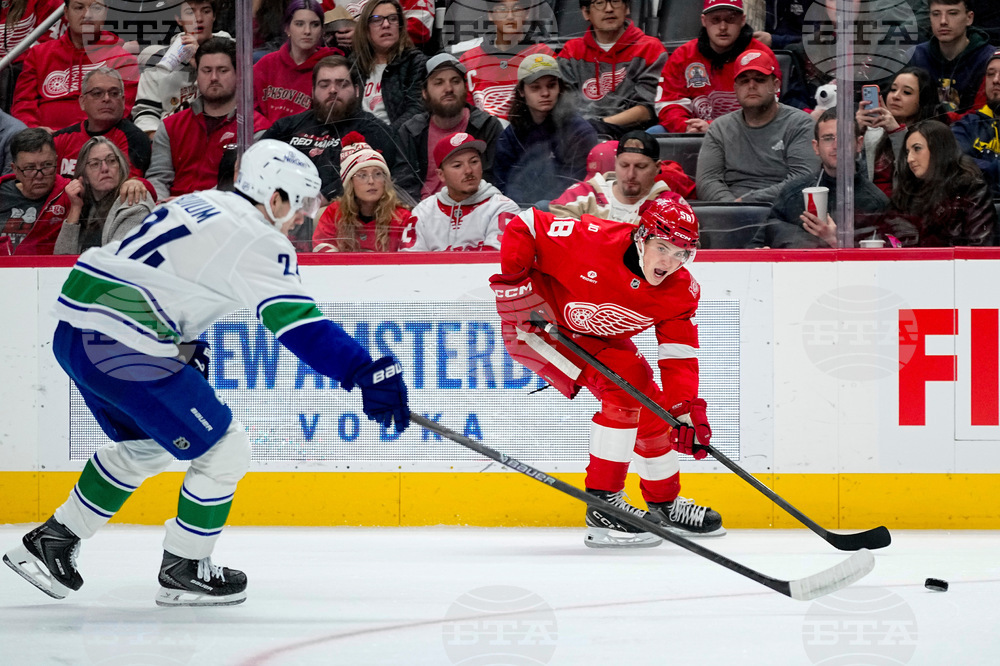 Canucks Red Wings Hockey