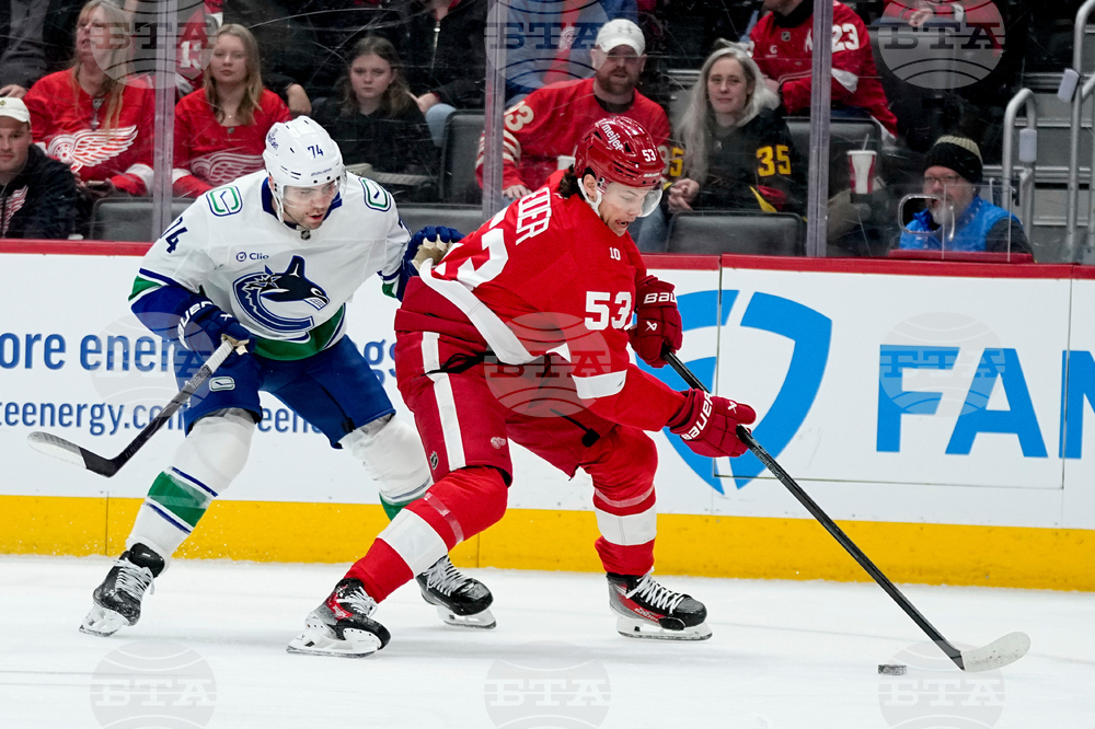 Canucks Red Wings Hockey