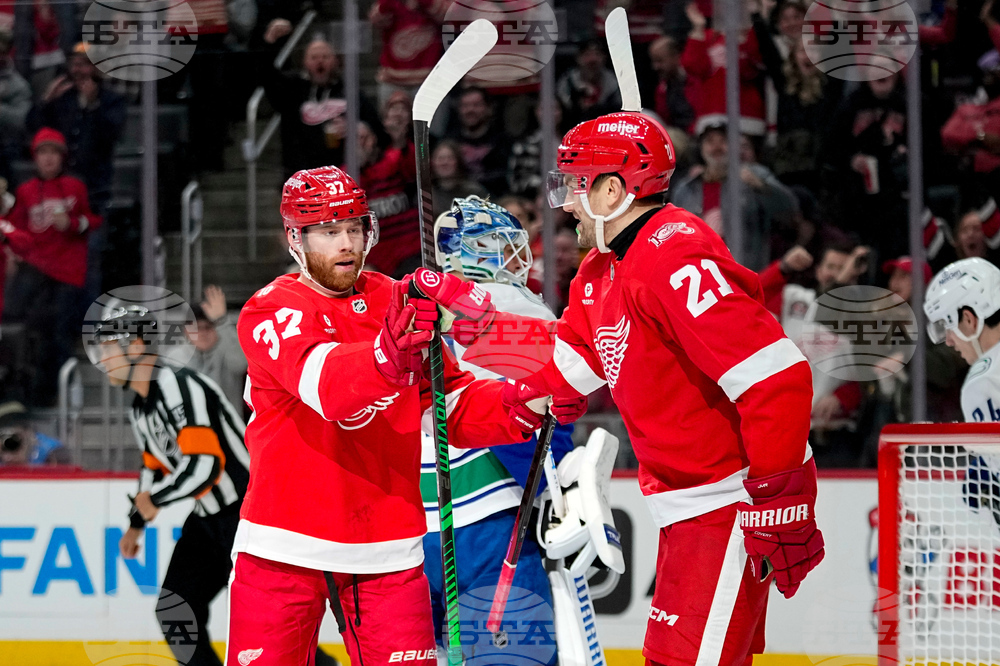 Canucks Red Wings Hockey