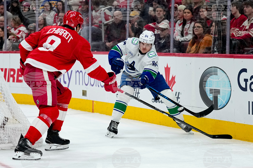 Canucks Red Wings Hockey