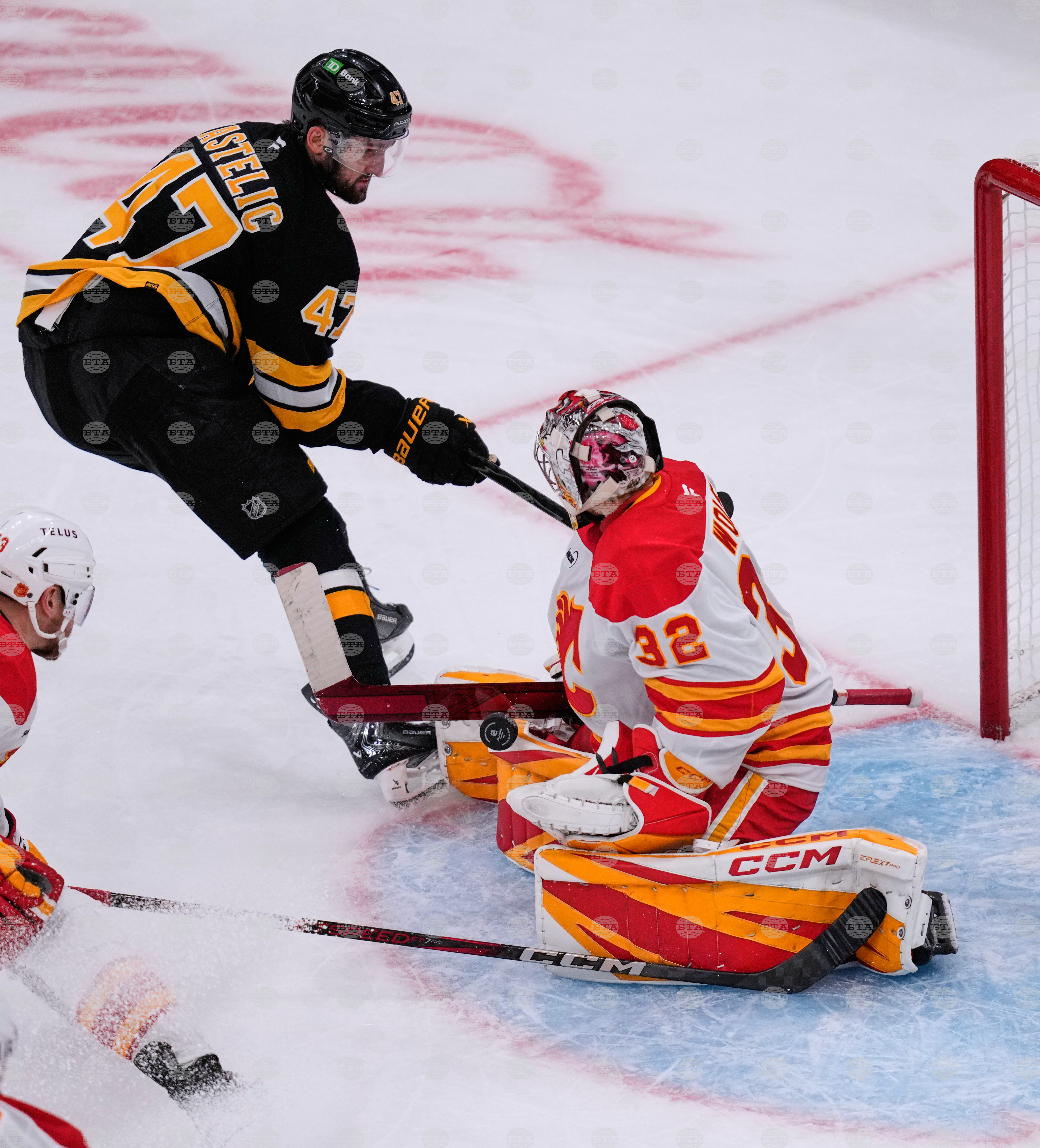 Flames Bruins Hockey