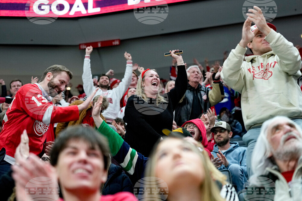 Canucks Red Wings Hockey