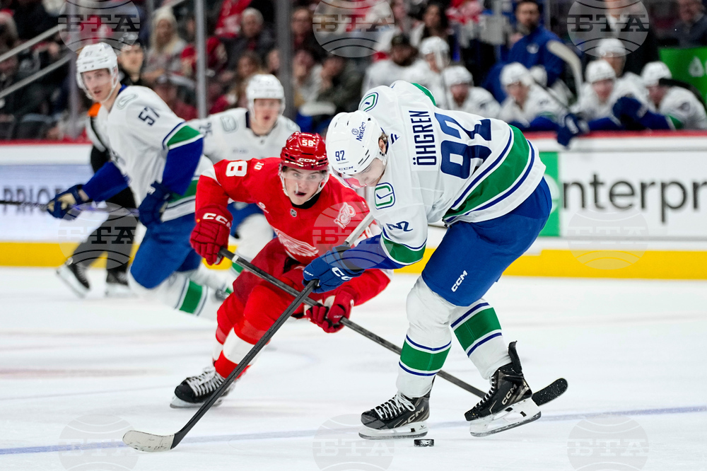 Canucks Red Wings Hockey