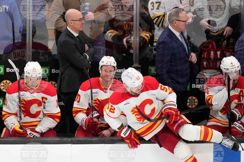 Flames Bruins Hockey