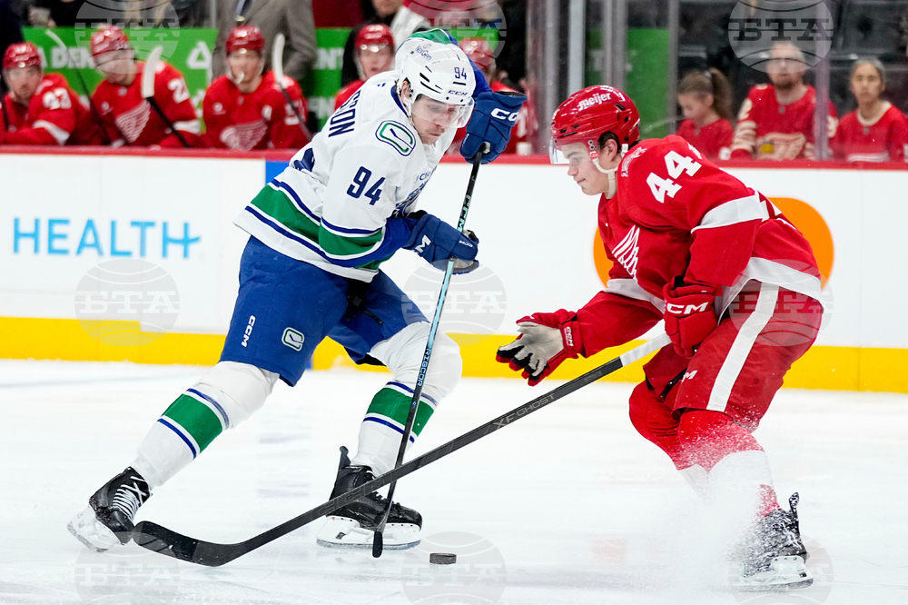 Canucks Red Wings Hockey