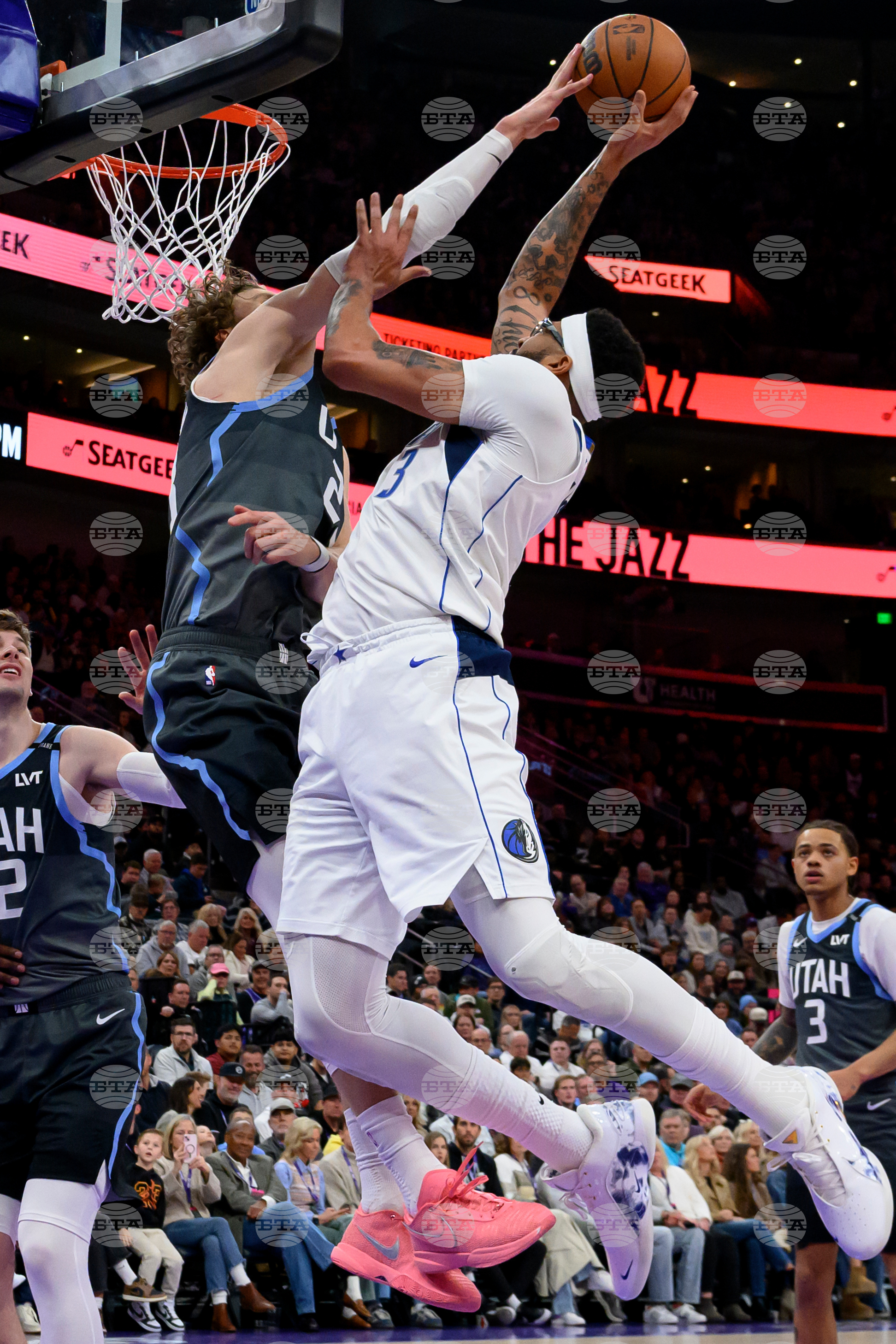 Mavericks Jazz Basketball