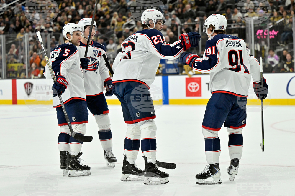 Blue Jackets Golden Knights Hockey
