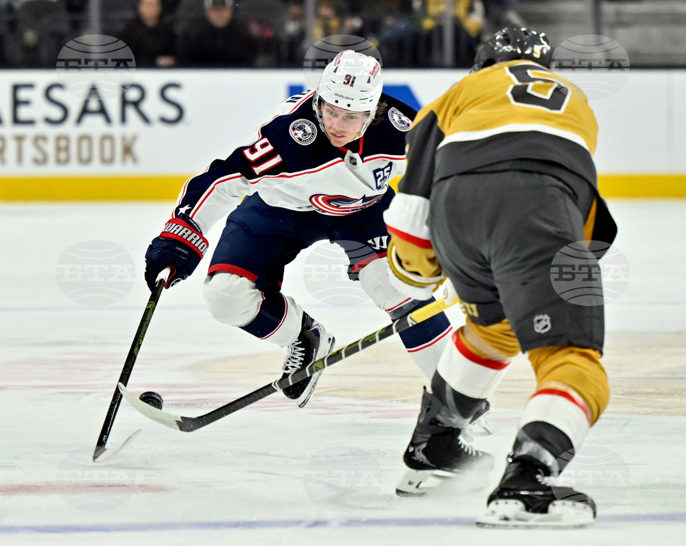 Blue Jackets Golden Knights Hockey