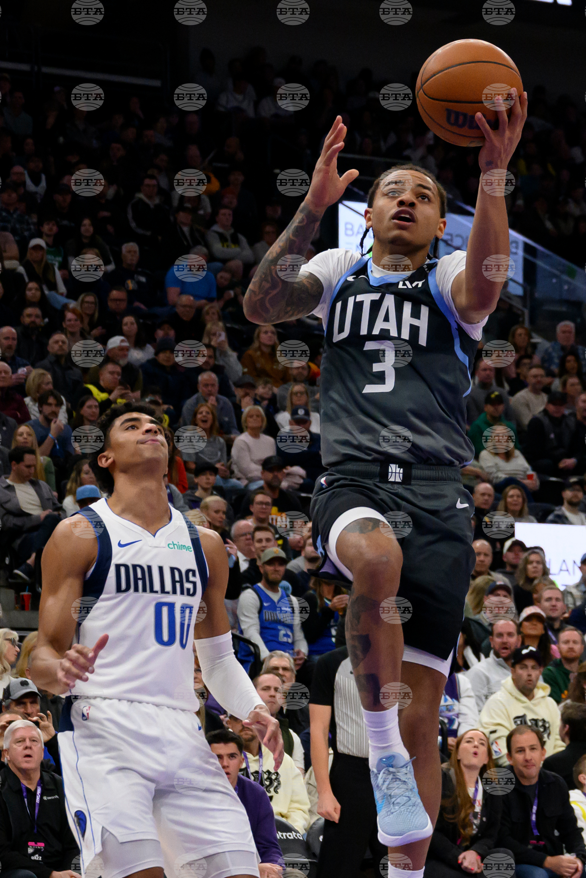 Mavericks Jazz Basketball