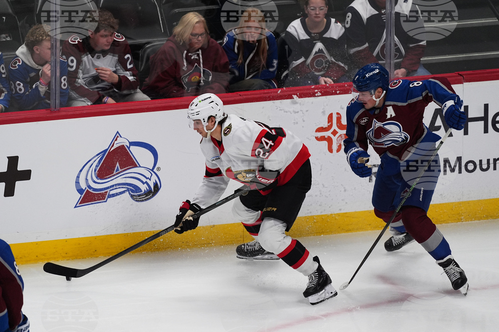 Senators Avalanche Hockey