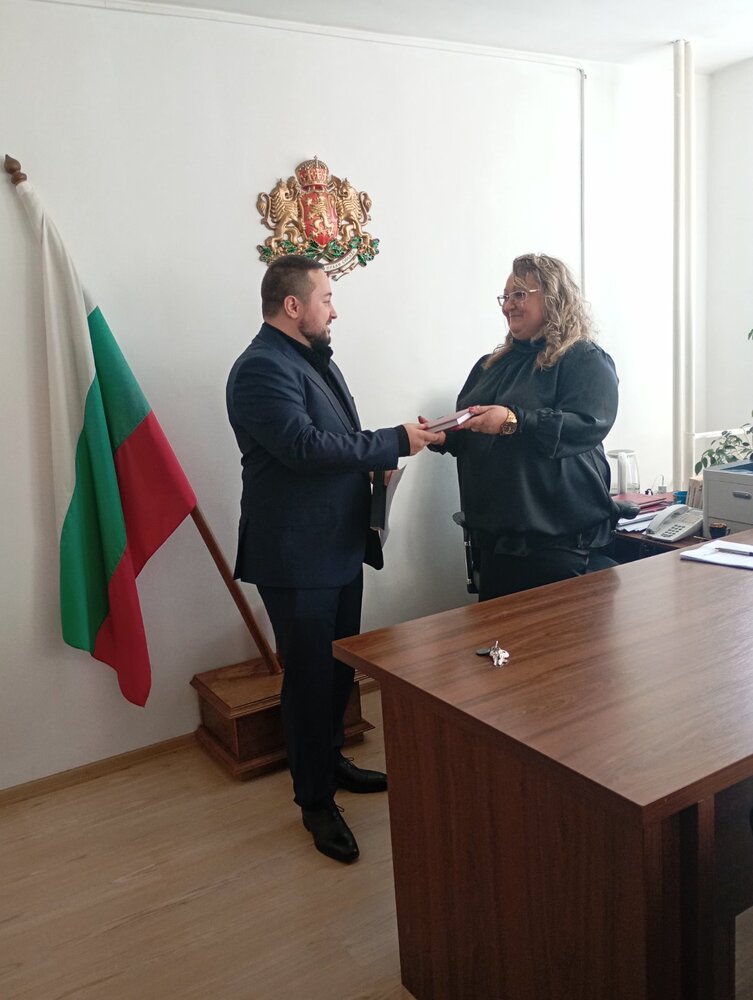 Окръжен съд – Добрич: Двама нови съдии встъпиха в длъжност в Районен съд – Добрич