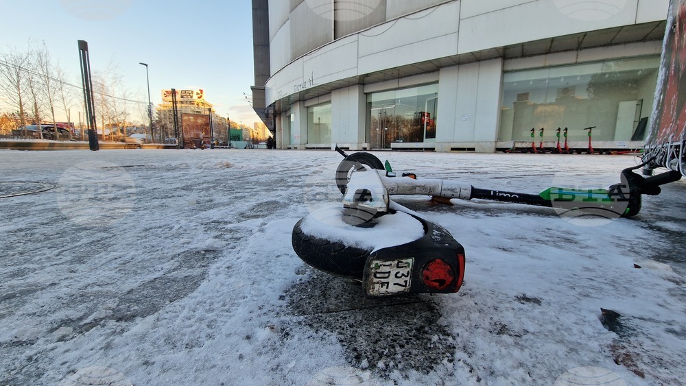 Румъния - Букурещ - зимна обстановка