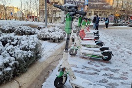 Румъния - Букурещ - зимна обстановка