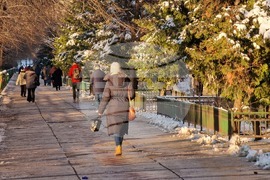 Румъния - Букурещ - зимна обстановка