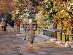 Румъния - Букурещ - зимна обстановка