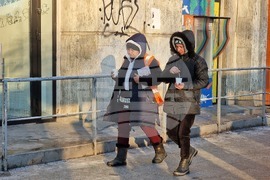 Румъния - Букурещ - зимна обстановка