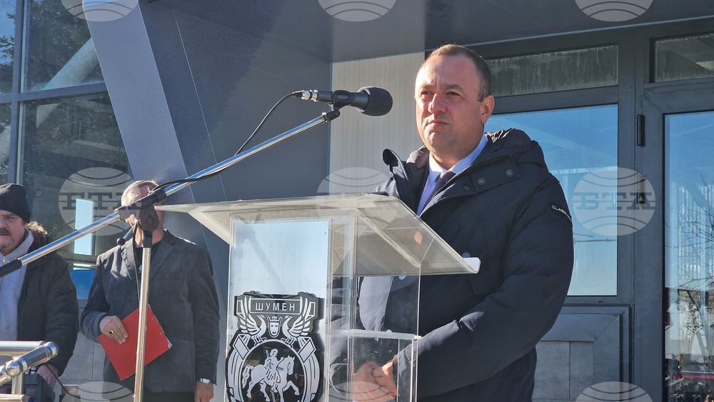 Шумен - откриване на закрит плувен комплекс - церемония