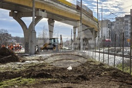 Враца - НКЖИ - ограда - железопътна линия