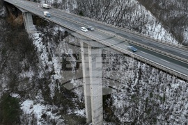 Правец - автомагистрала "Хемус" - изглед - зима