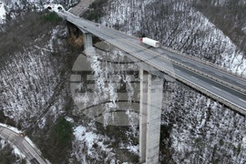 Правец - автомагистрала "Хемус" - изглед - зима