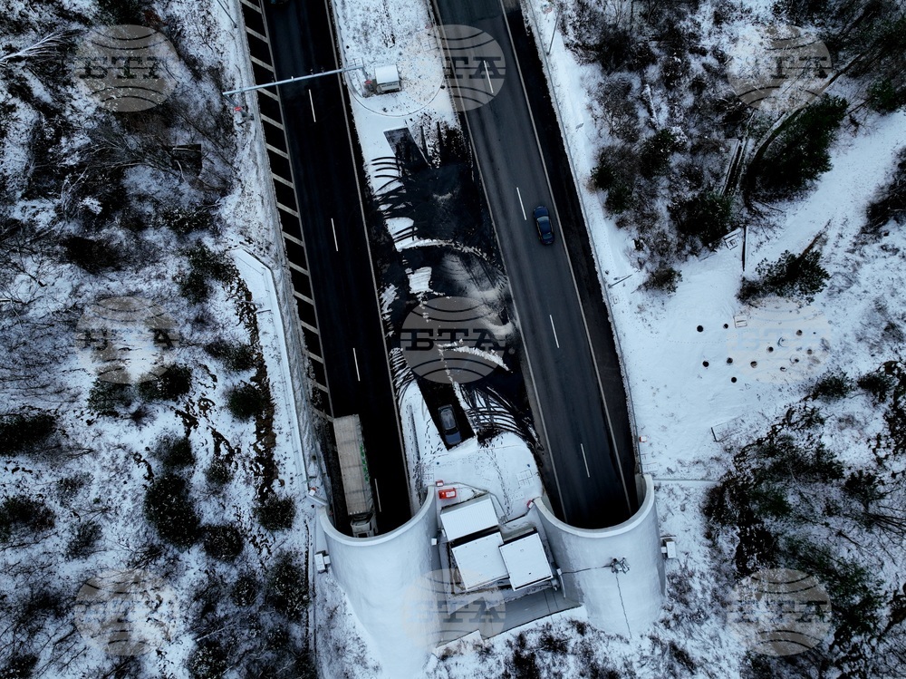 Правец - автомагистрала "Хемус" - изглед - зима