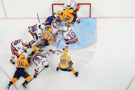 APTOPIX Islanders Predators Hockey