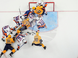 APTOPIX Islanders Predators Hockey