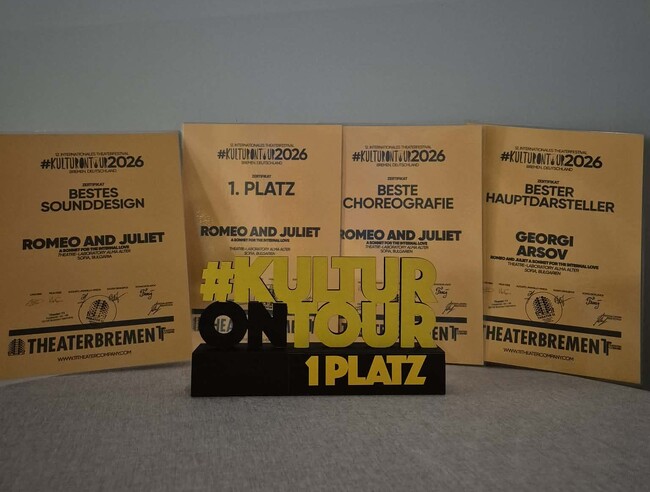 Театър-лаборатория „Алма алтер“ получи четири награди от фестивал в Бремен