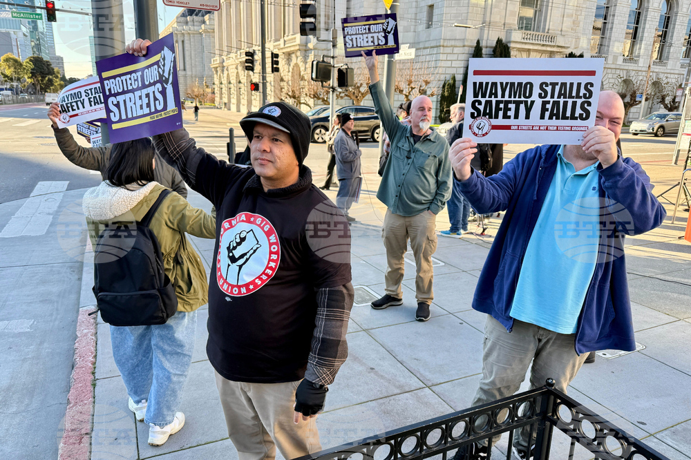 California Waymo Protest