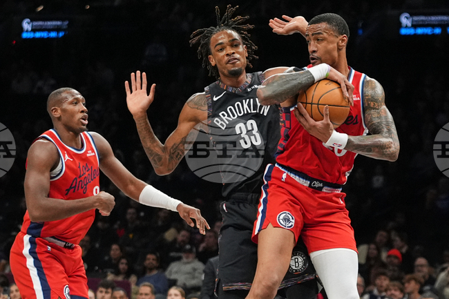 Clippers Nets Basketball
