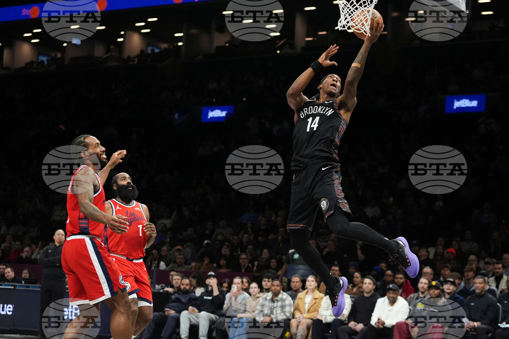 Clippers Nets Basketball