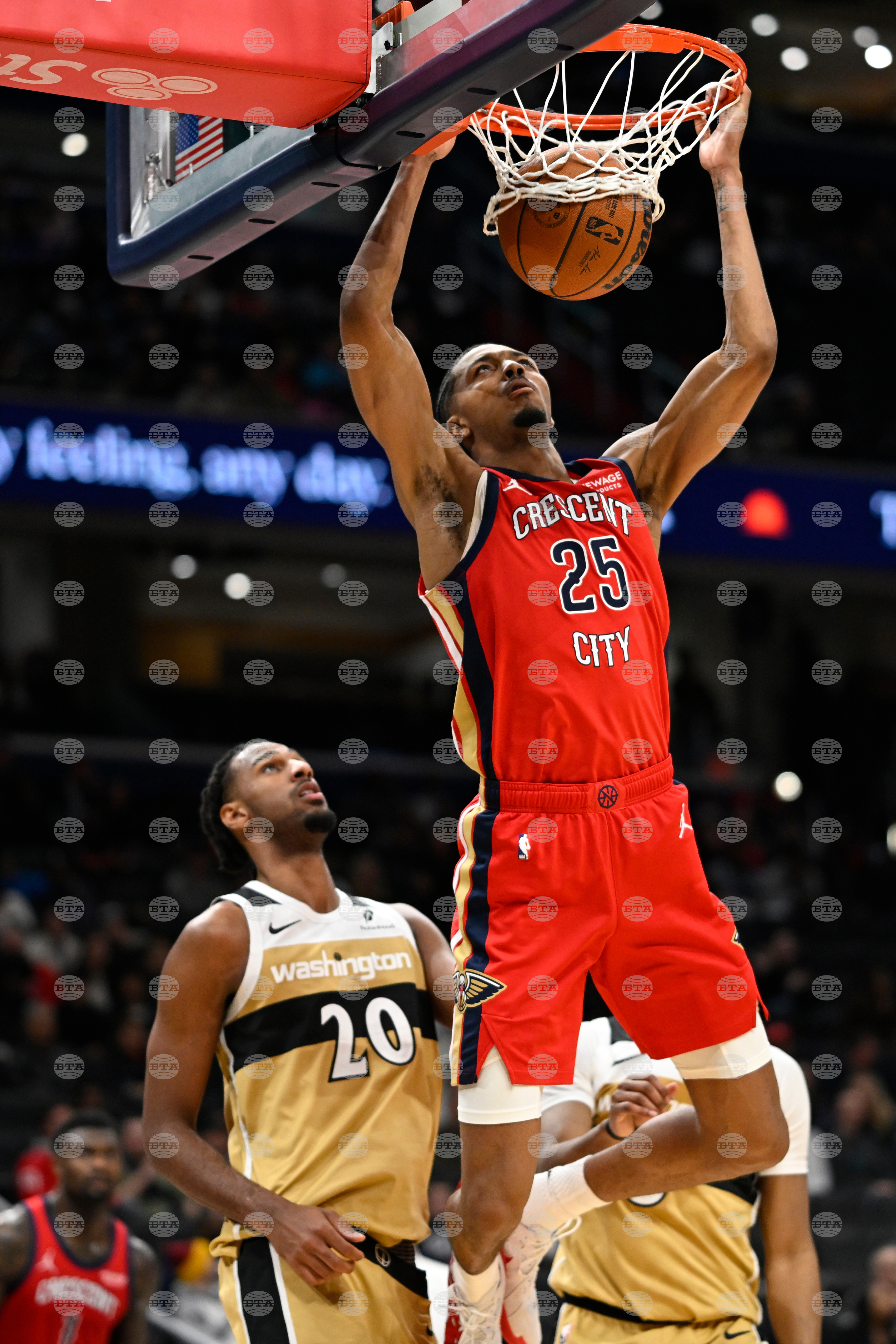 Pelicans Wizards Basketball