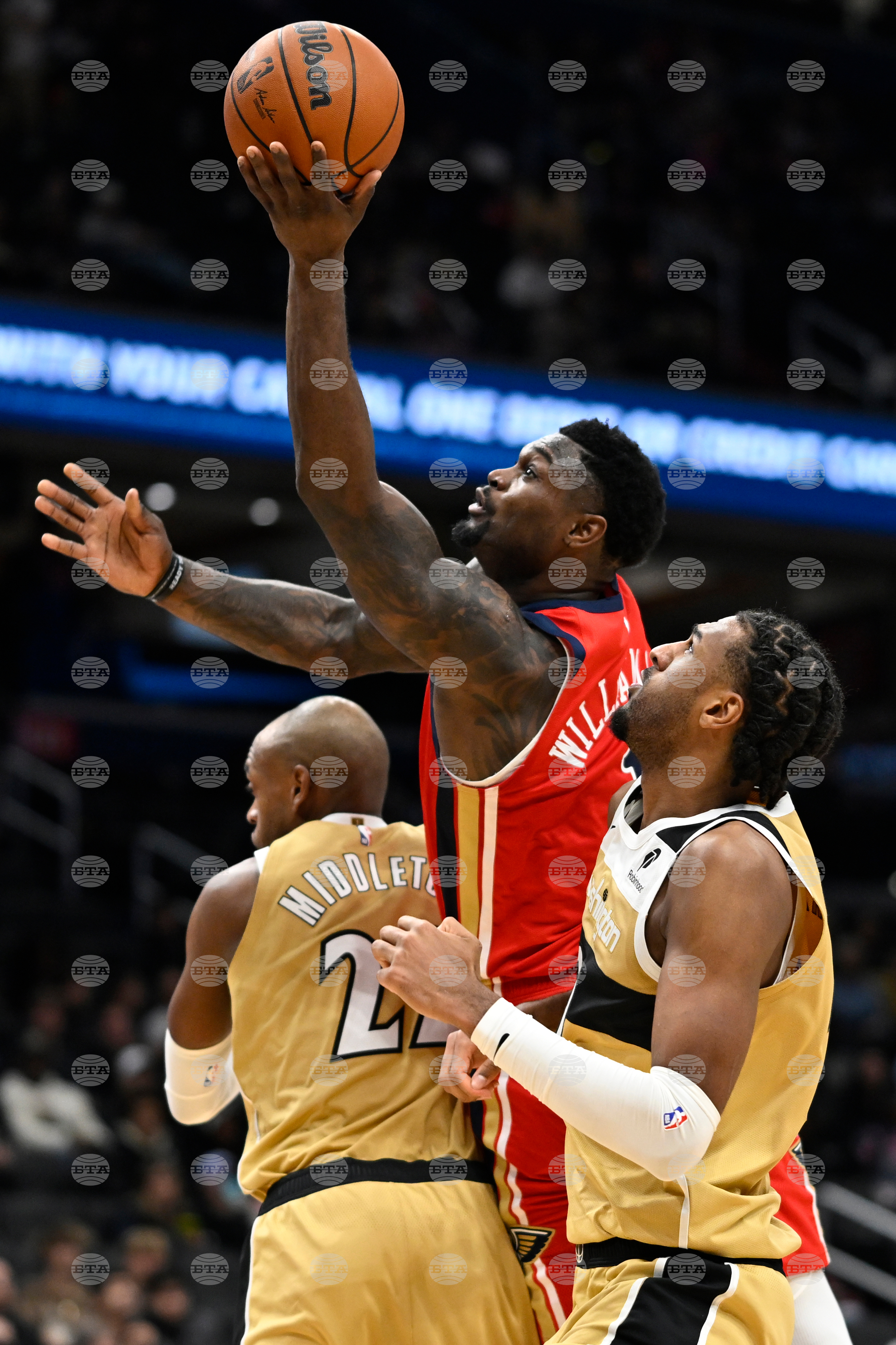 Pelicans Wizards Basketball