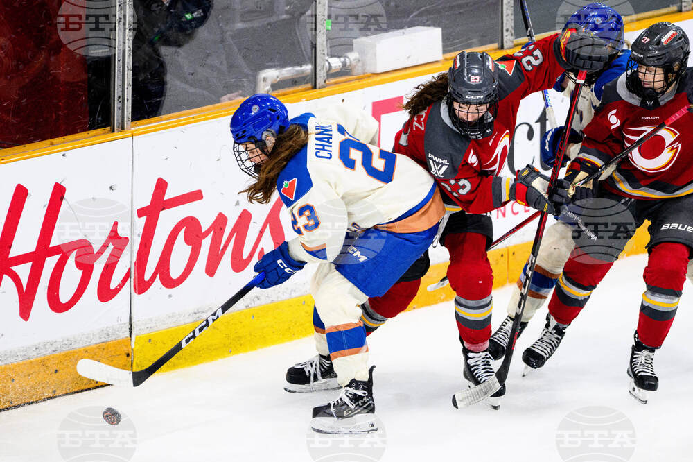 PWHL Goldeneyes Charge Hockey