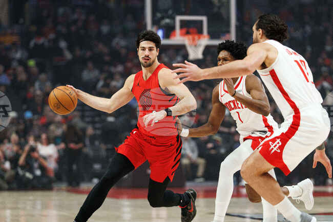 Rockets Trail Blazers Basketball