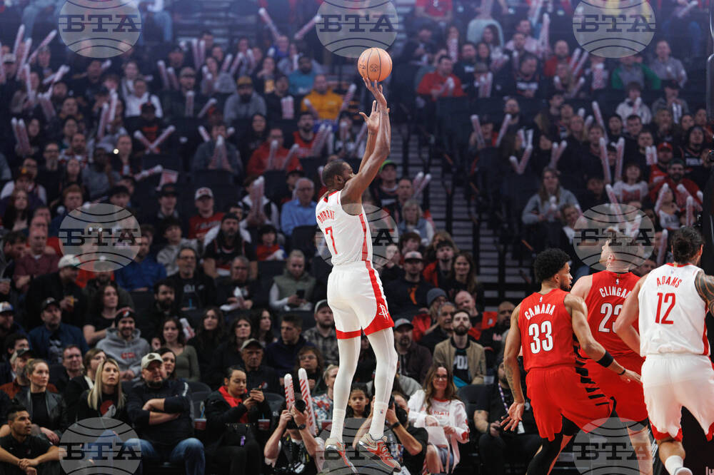Rockets Trail Blazers Basketball
