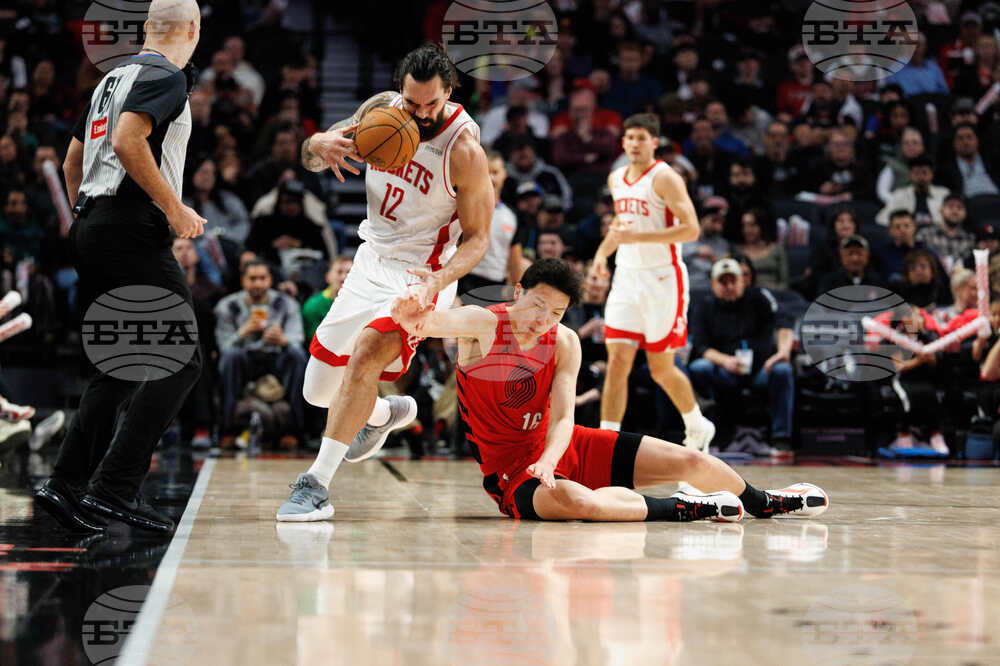 Rockets Trail Blazers Basketball