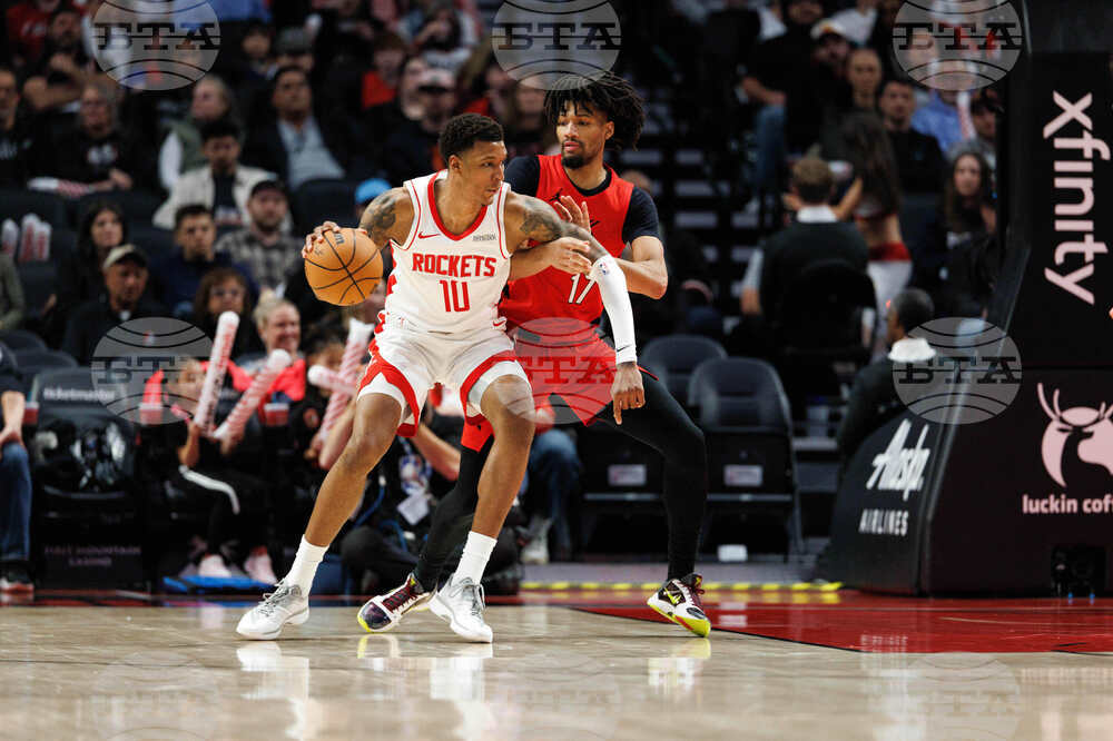 Rockets Trail Blazers Basketball