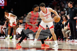 Rockets Trail Blazers Basketball